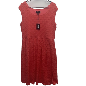 NWT Ronni Nicole lace sleeveless eyelet dress a-line size 14